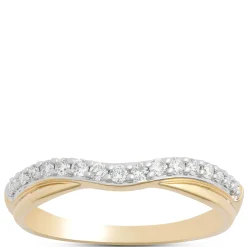 Contour Diamond Anniversary Band, 14K White Gold Sale