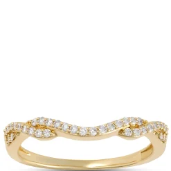 Contour Diamond Band, 14K Yellow Gold Best