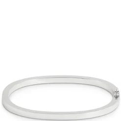 Cushion Shaped Bracelet, Sterling Silver Clearance
