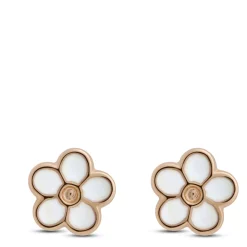 Daisy Shaped Baby Studs, 14K Yellow Gold Clearance