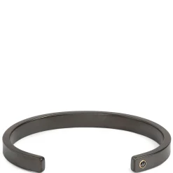 Dark Foiled Stainless-Steel Men’s Cuff, 6mm Sale