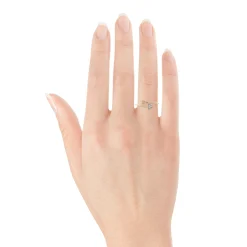 Diamond Arrow Midi Ring 14K Best