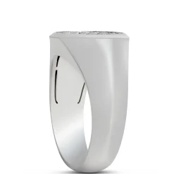 Diamond Cluster Ring, 14K White Gold Hot