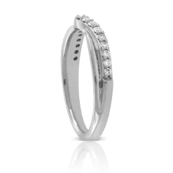 Diamond Contour Band 14K Hot