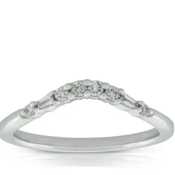 Diamond Contour Band 14K