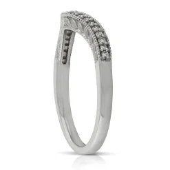 Diamond Contour Band 14K