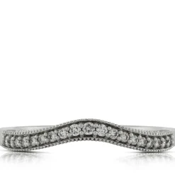Diamond Contour Band 14K