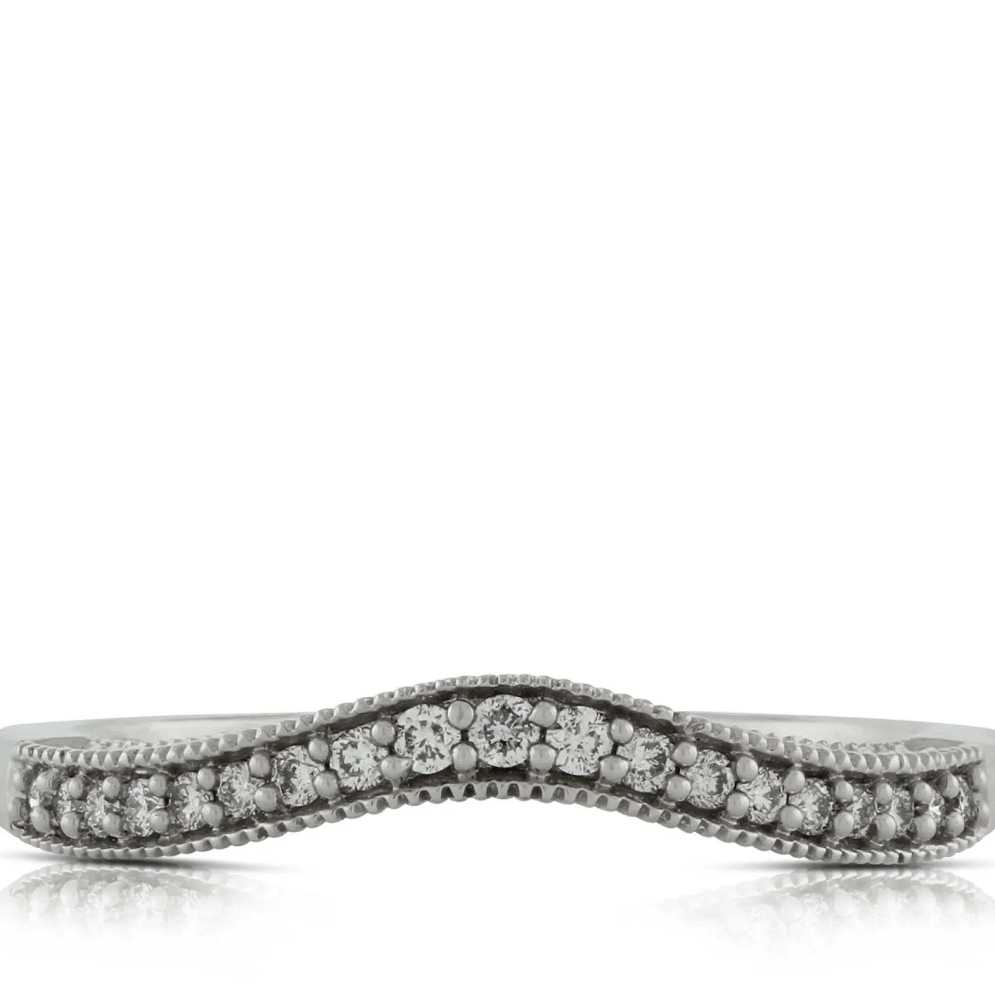 Diamond Contour Band 14K