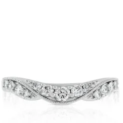 Diamond Contour Band 14K Sale