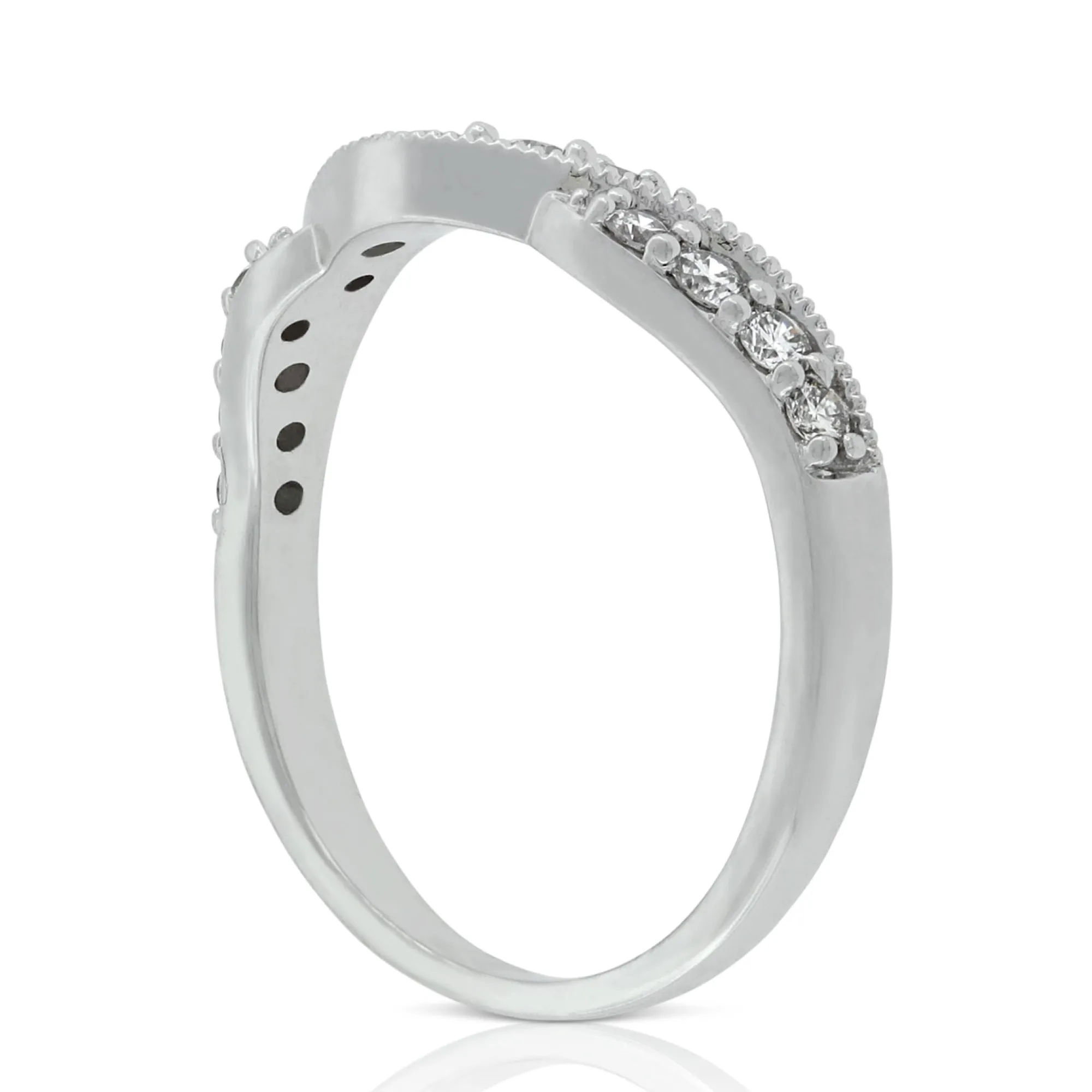 Diamond Contour Band 14K Sale