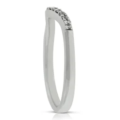 Diamond Contour Band 14K Hot