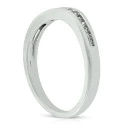 Diamond Contour Band 14K