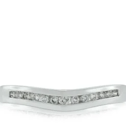 Diamond Contour Band 14K