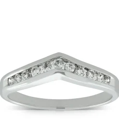 Diamond Contour Band 14K