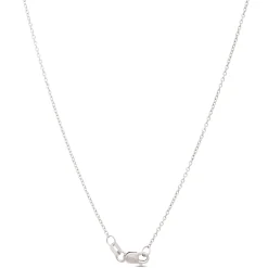 Diamond Cross Necklace, 14K White Gold Discount