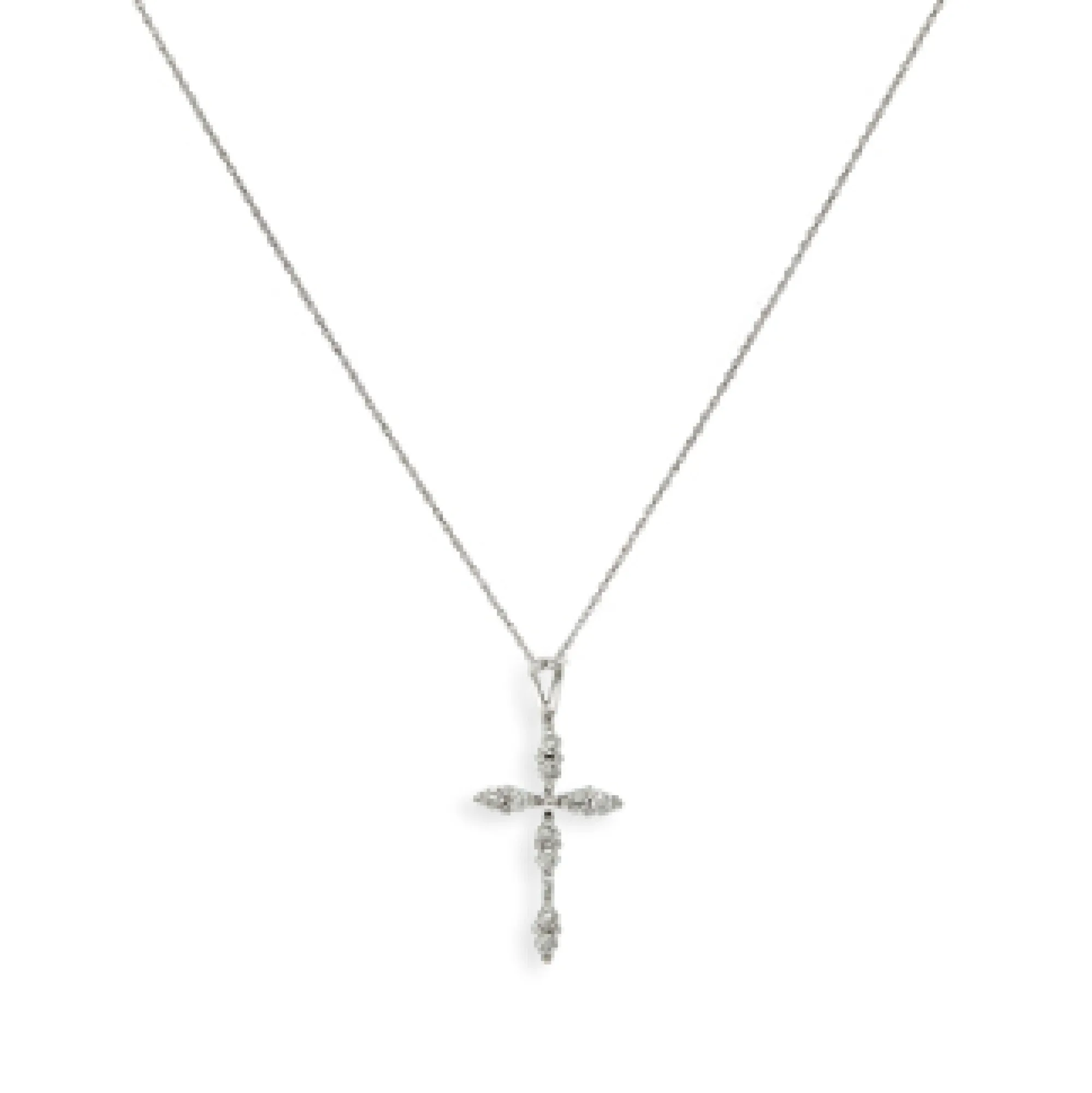 Diamond Cross Pendant 14K Clearance