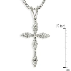 Diamond Cross Pendant 14K Clearance