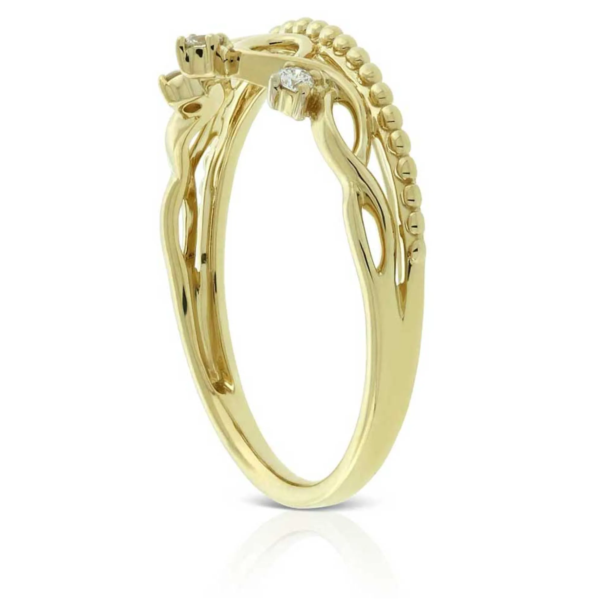 Diamond Crown Ring 14K Online