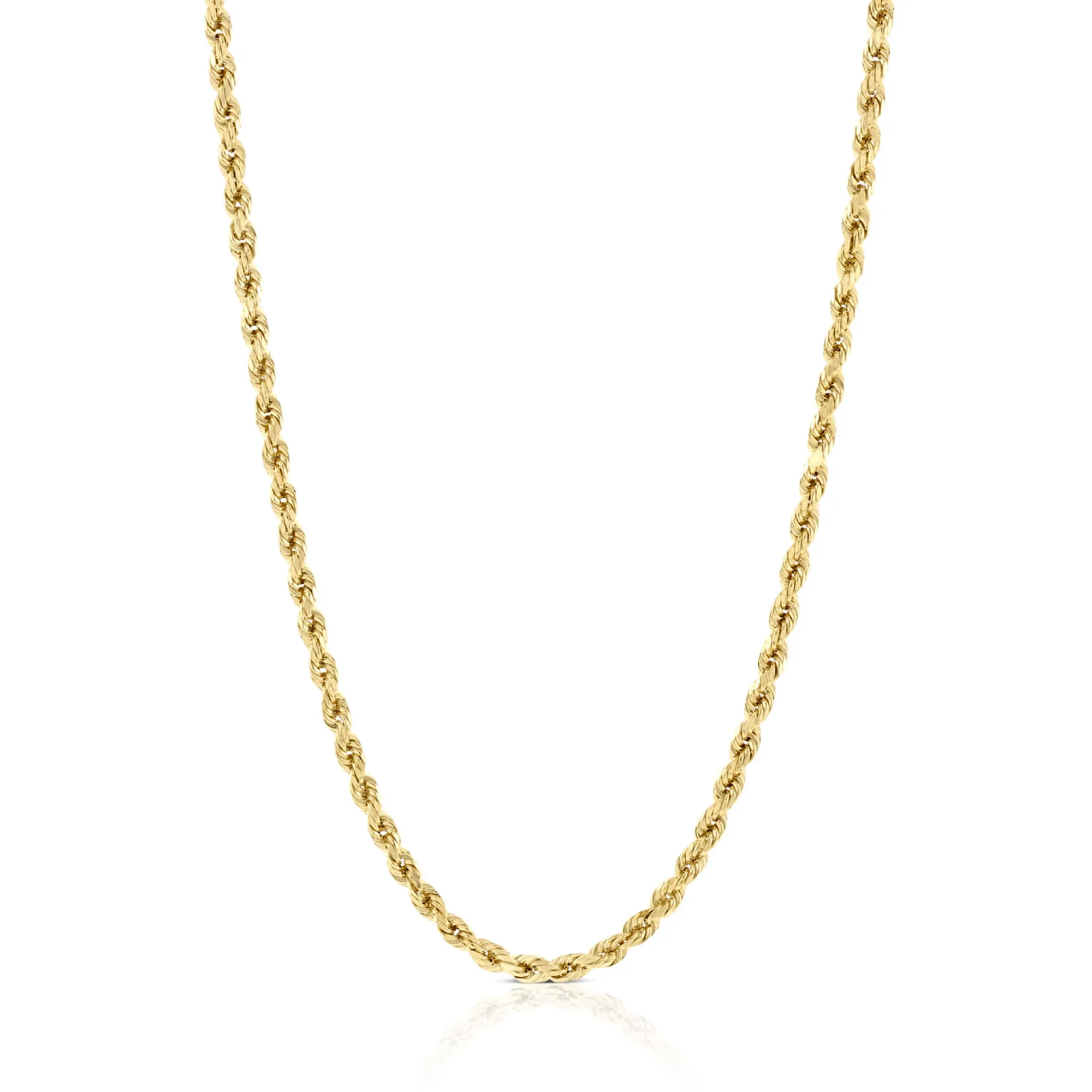 Toscano Diamond Cut Rope Chain 14K, 18" Sale