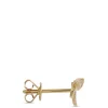 Diamond Dragonfly Studs, 14K Yellow Gold New