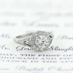 Diamond Engagement Ring 14K Sale