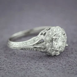 Diamond Engagement Ring 14K Sale
