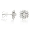 Diamond Floral Burst Stud Earrings 14K Online