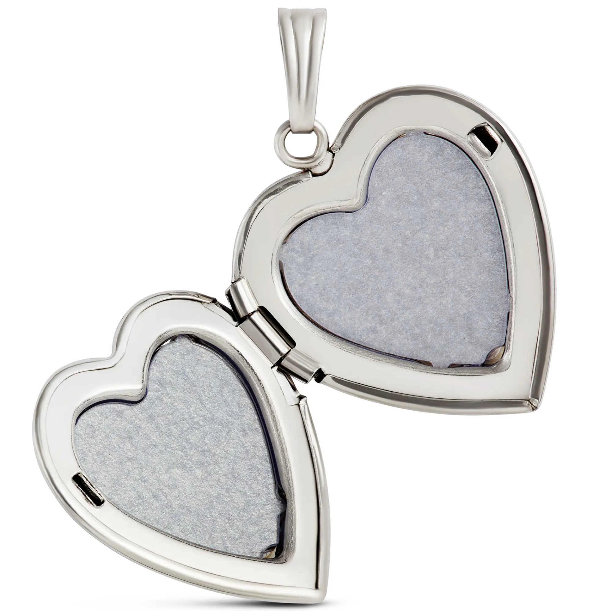 Diamond Heart Locket in Sterling Silver Clearance