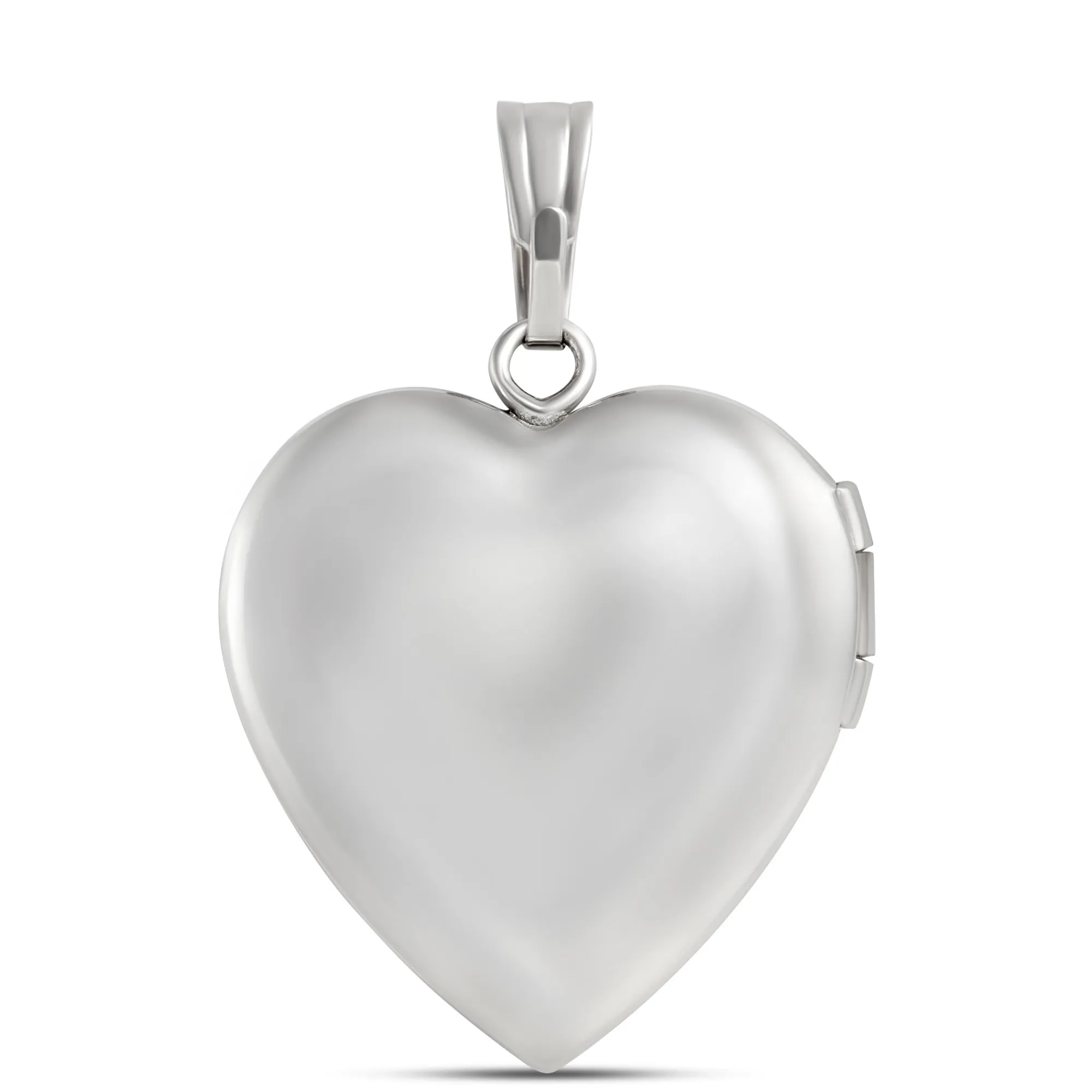 Diamond Heart Locket in Sterling Silver Clearance