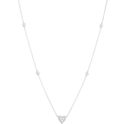 Diamond Heart Pendant Necklace, 14k White Gold Online