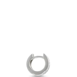 Diamond Hoops, Sterling Silver Outlet