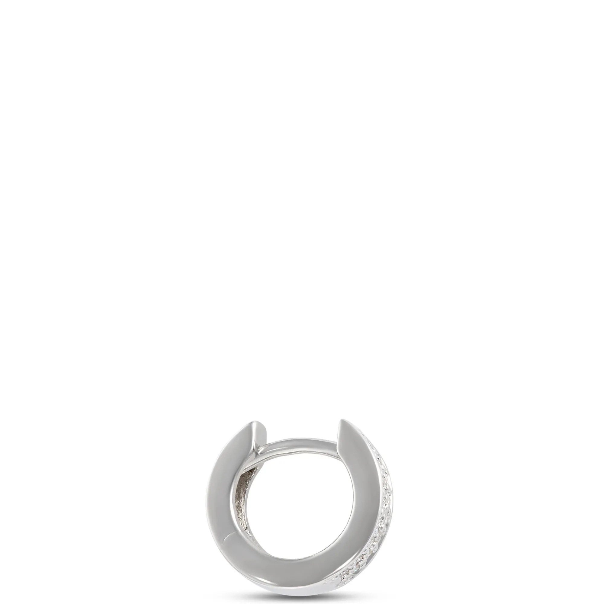 Diamond Hoops, Sterling Silver Outlet