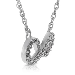 Diamond Infinity Necklace 14K Best