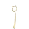 Diamond Loop Dangle Earrings, 14K Yellow Gold Discount