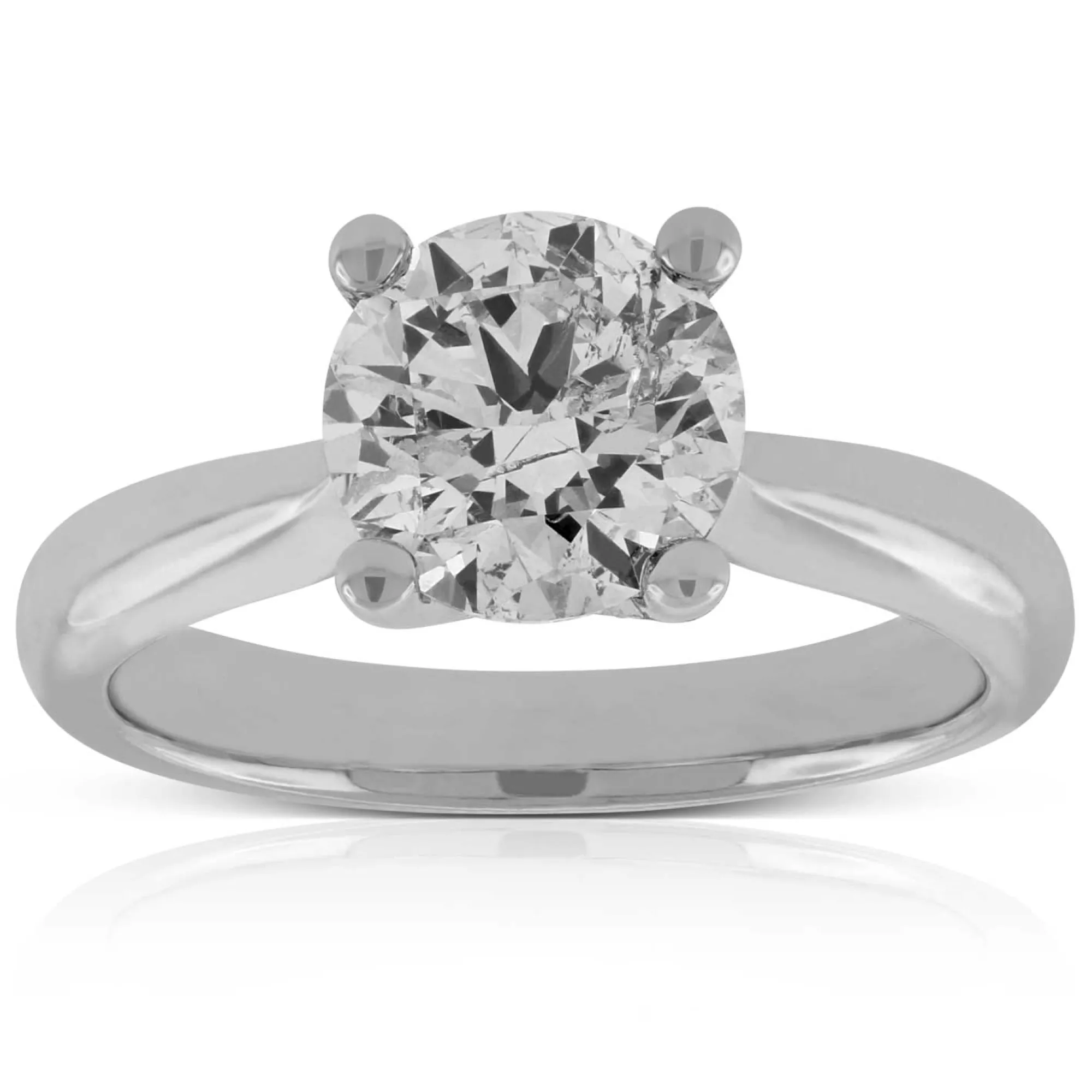 Diamond Solitaire Ring 14K, 2 ct. Online