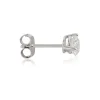 Diamond Stud Earrings, 14K White Gold
