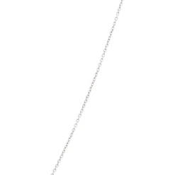 Double Loop Black and White Diamond Necklace, ⅓ Carat, 14K White Gold Outlet
