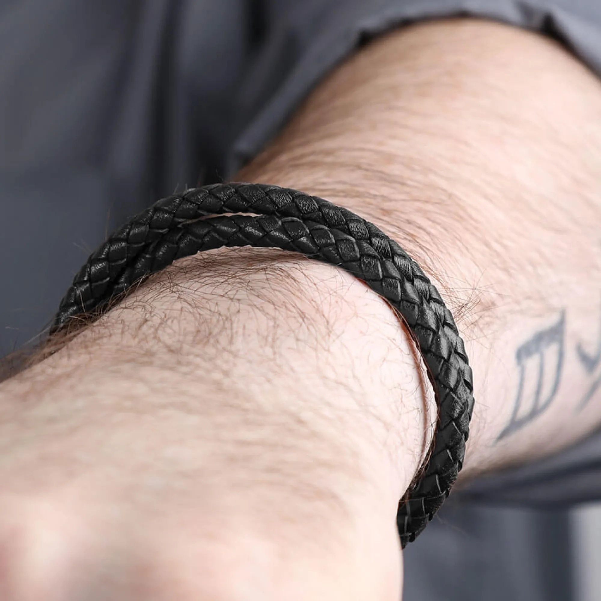 Double Wrap Leather Bracelet New