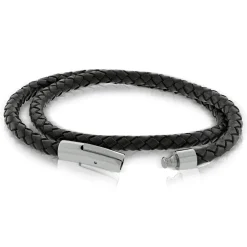Double Wrap Leather Bracelet New