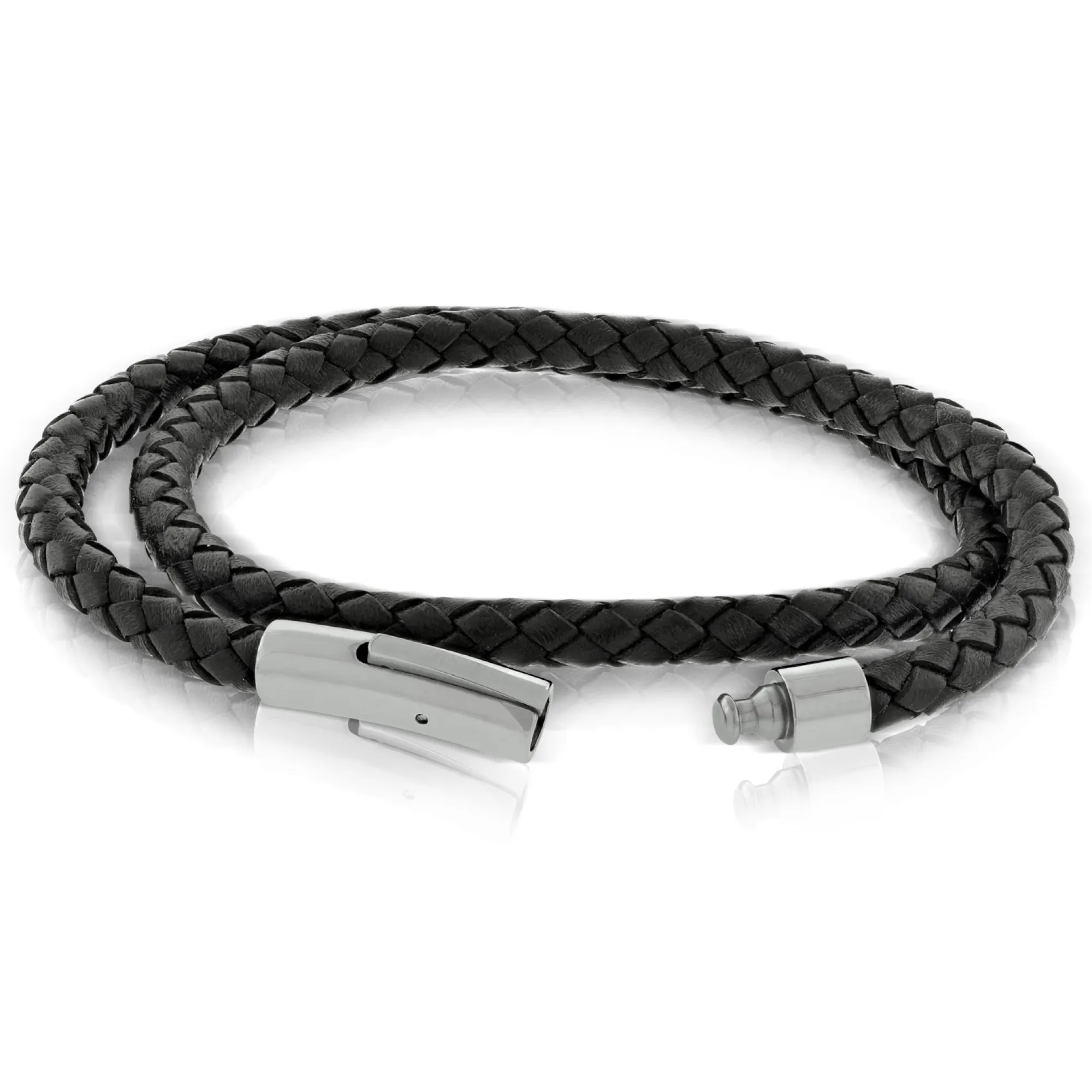 Double Wrap Leather Bracelet New