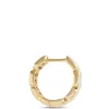 Emerald Cut Diamond Hoops, ½ Carat Total Weight, 14K Yellow Gold Outlet