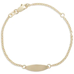 Engravable Baby’s Adjustable Bracelet, 14K Yellow Gold Hot