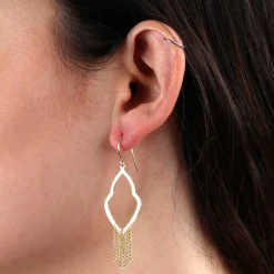 Fancy Drape Earrings 14K Best