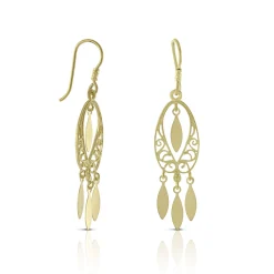 Filigree Dangle Earrings 14K Outlet