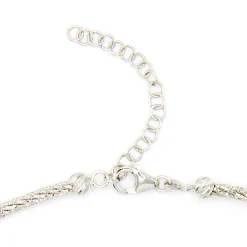 Toscano Flexible 18-Inch Neck Chain, 14K White Gold Sale