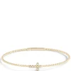 Flexy Cross Bangle Diamond Bracelet, 14K Yellow Gold Clearance