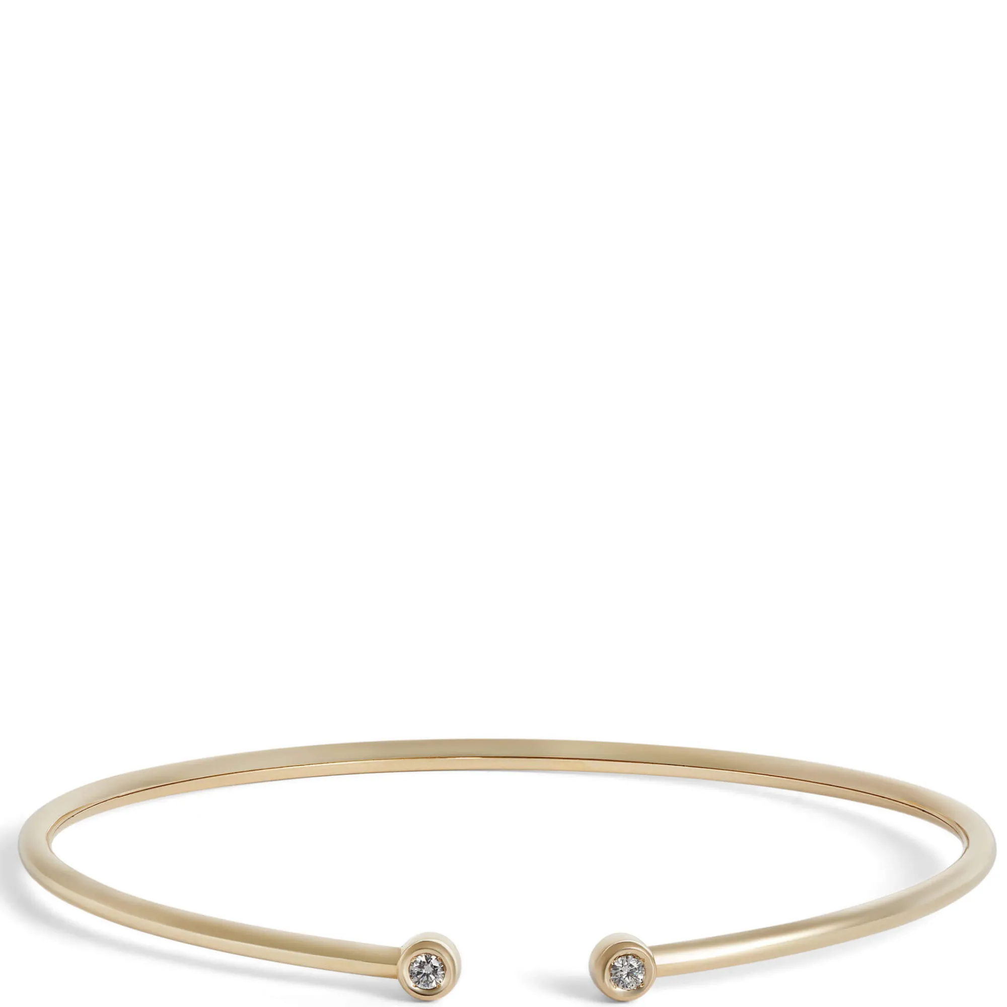 Flexy Cuff Diamond Bracelet, 14K Yellow Gold Clearance