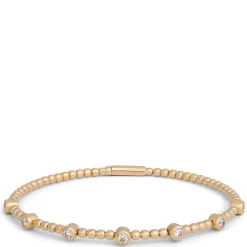 Flexy Diamond Bangle, 14K Yellow Gold Discount