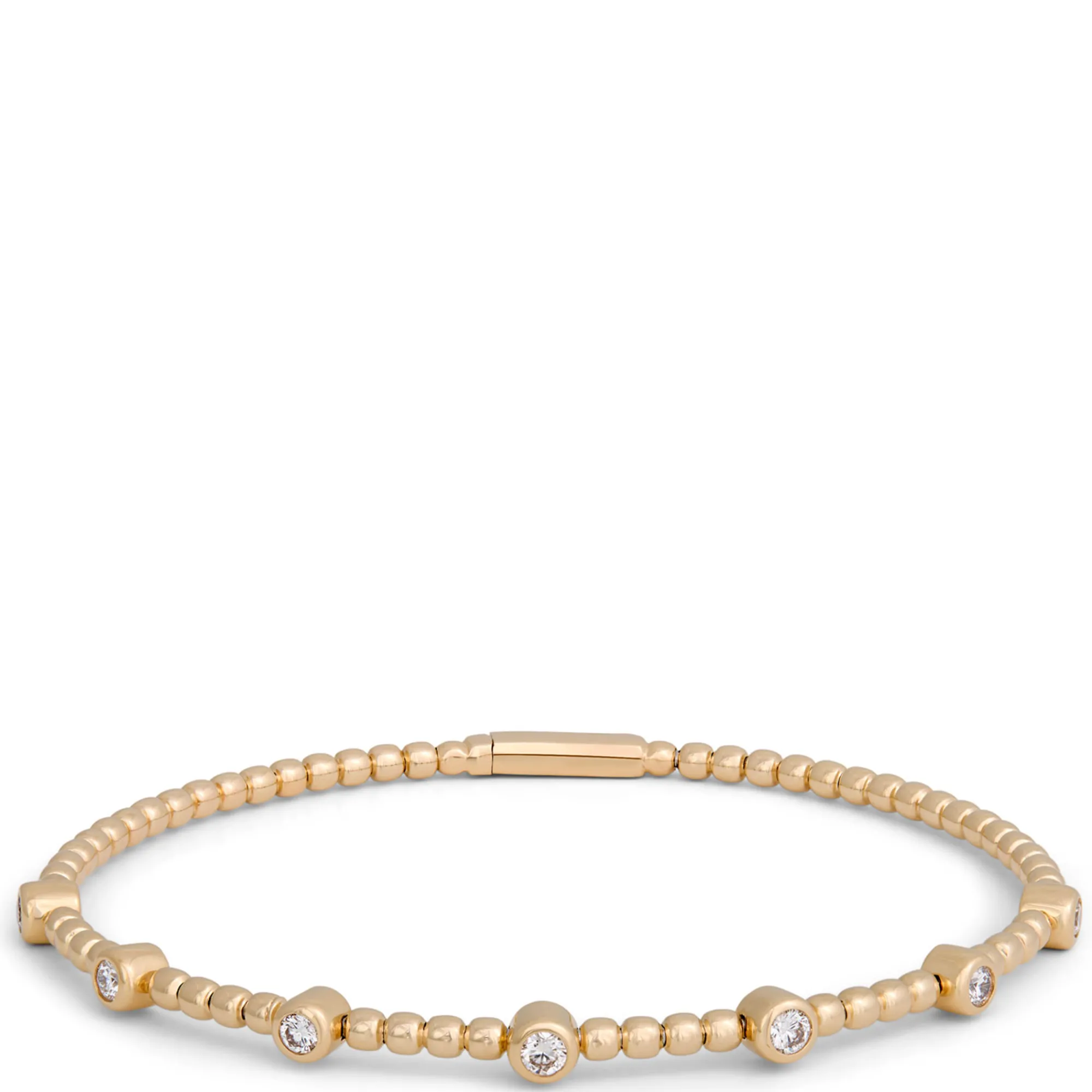 Flexy Diamond Bangle, 14K Yellow Gold Discount