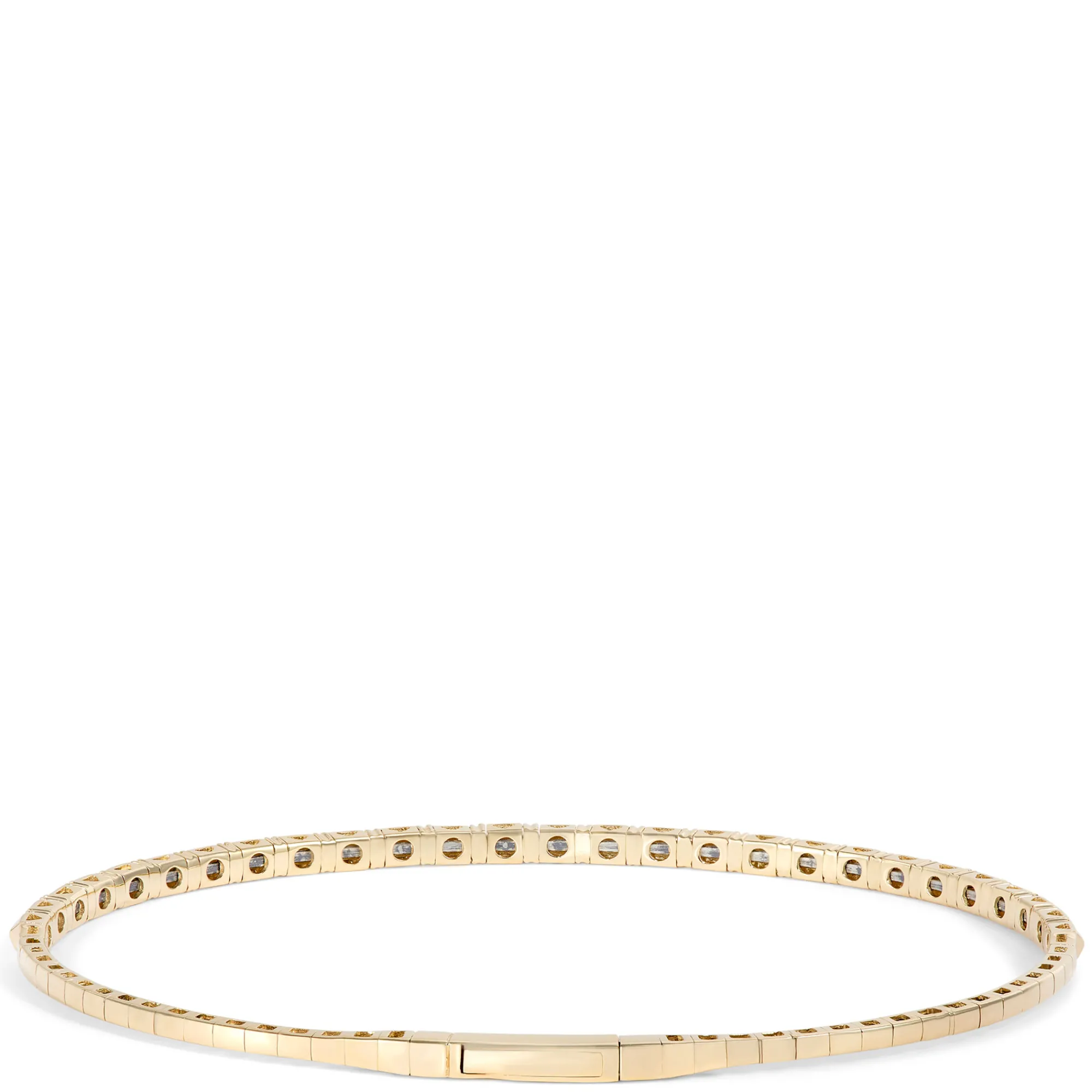 Flexy Pyramid Bangle, 14K Yellow Gold Best
